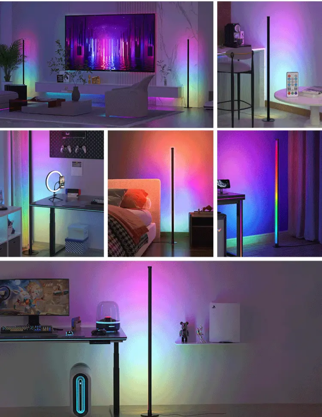 Lampe Corner RGB – Éclaire ton espace avec style