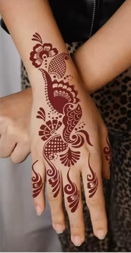 Autocollants Tatouage Henné Ensemble 3 pièces